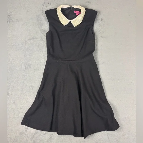 Betsey Johnson | Dresses | Betsey Johnson Black Pleated Mini Dress |  Poshmark